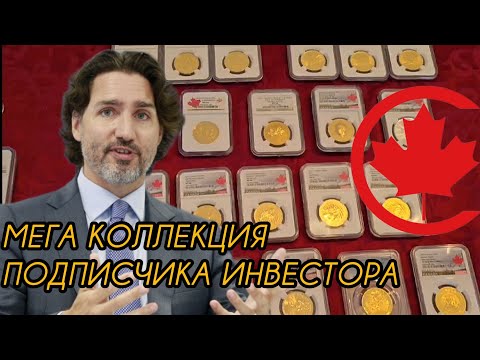 Видео: Уникальная коллекция золотых монет "Канады" подписчика инвестора.