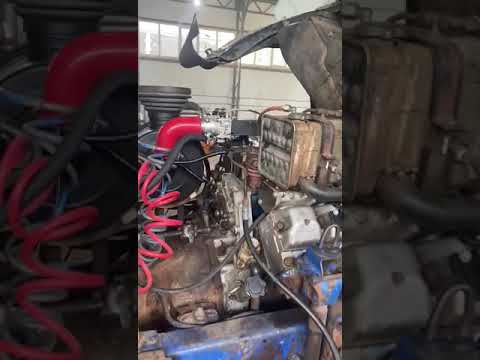 Видео: КамАЗ 8 цилиндров. 100% на метане