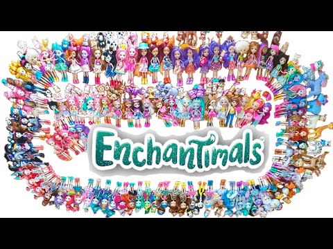 Видео: Enchantimals ВСЕ куклы МЕГА обзор Энчантималс / Pretty Katy Queen