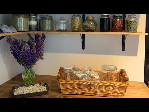 Видео: Моя ТРАВЯНАЯ АПТЕКА | где варю МЫЛО | рабочий уголок