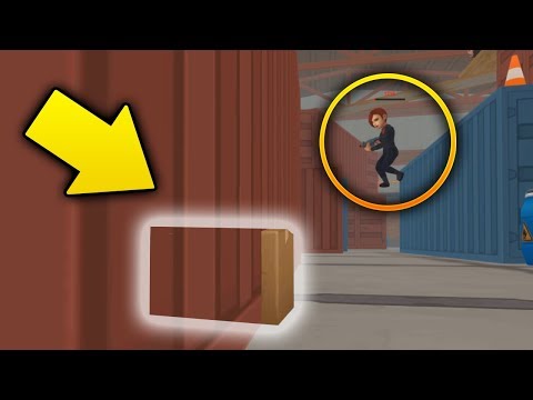 Видео: Супер Троллинг Охотников в Закрытом Контейнере! - Hide Online