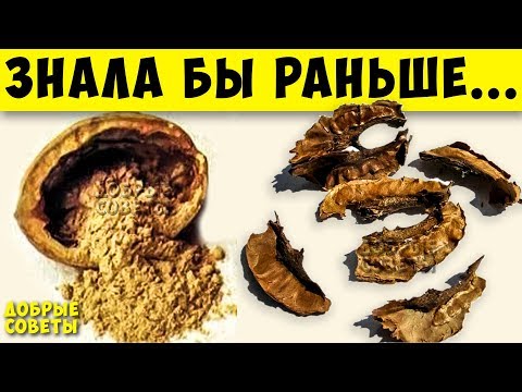 Видео: Посмотрев Это ты больше Никогда Не будешь Выбрасывать Перегородки и Скорлупу Грецкого ореха