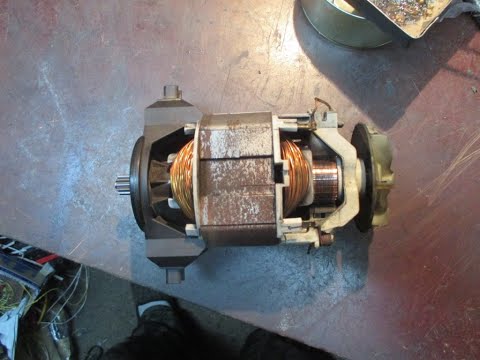 Видео: Мойка высокого давления, ремонт электромотора, замена коллектора.