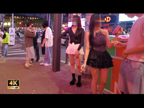 Видео: ［Hongdae 4K］Seoul Night Walk!! ~ Я собираюсь оторваться по полной сегодня вечером ~~ !!
