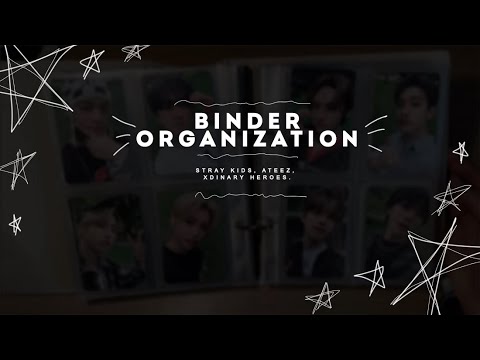 Видео: ep. 25. организация биндеров | binder organization: stray kids, ateez, xdinary heroes.