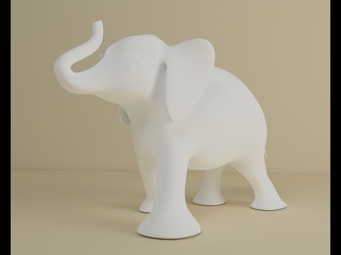Видео: Моделирование слона в 3d max