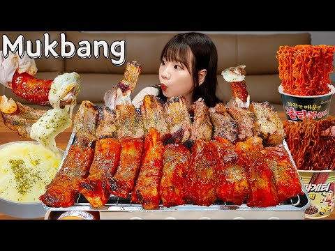 Видео: Sub)Real Mukbang- Острая свиная спинка на гриле и сыр 🍖🧀 Огненная лапша(Булдак) 🔥 ASMR КОРЕЙСКАЯ ЕДА