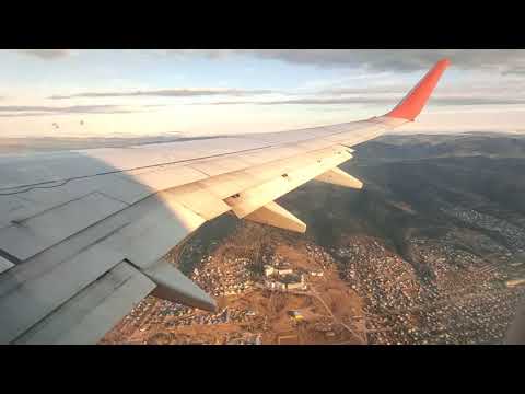 Видео: Заход на посадку в Улан-Удэ
