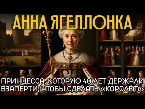 Видео: Анна Ягеллонка: Принцесса, которую 40 лет держали взаперти, чтобы сделать «Королём»🌙 История на ночь