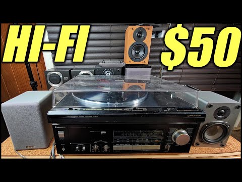 Видео: Моя Hi-Fi Система для Винила Обзор и Тест (Pioneer Denon Akai Panasonic Sony)