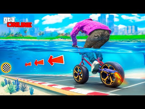 Видео: КАК ДАЛЕКО ЧИТЕРСКИЕ ТАЧКИ СМОГУТ ПРОЕХАТЬ ПОД ВОДОЙ ДО ФИНИША? ЭКСПЕРИМЕНТЫ ГТА 5