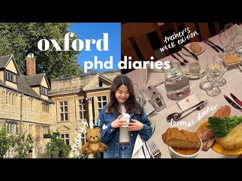 Видео: Дневники оксфордской докторантуры 🧸📚📝 | Неделя первокурсника, официальный ужин в Тедди-холле, вве...