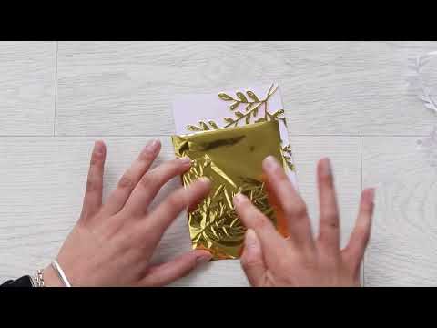 Видео: Фольгирование БЕЗ КАКИХ-ЛИБО МАШИН (с РАЗМЕРОМ!!) (1095)