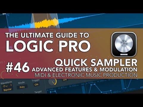 Видео: Logic Pro #46 — расширенные функции и модуляция Quick Sampler