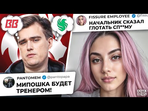 Видео: FISSURE ПОПАЛИ В КРУПНЫЙ СКАНДАЛ, PANTO РАССКАЗАЛ ПРО БУДУЩЕЕ MIPOSHKA. Новости Доты