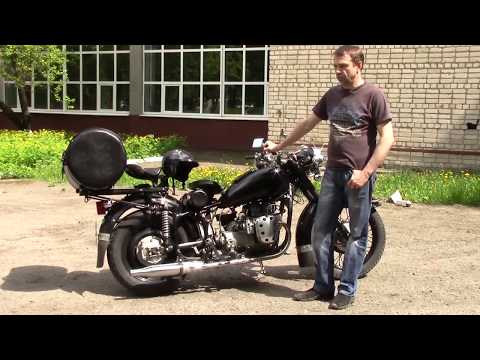 Видео: Обзор мотоцикла к-750 (тюнинг. доработка ) motorcycle  Ural Dnepr