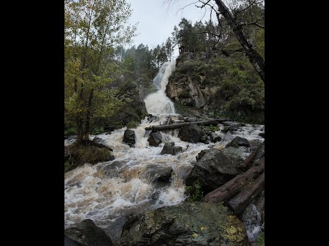 Видео: Горный Алтай водопад