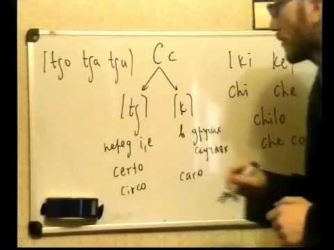 Видео: Урок по фонетике итальянского языка.avi