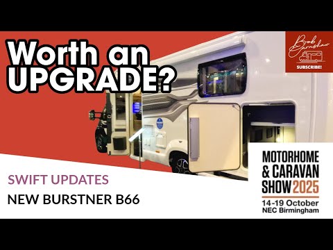 Видео: ОБНОВЛЕНИЯ — Swift и Bürstner — Выставка автодомов и караванов 2025, часть 2