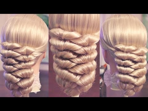 Видео: Причёска на резинках | Авторские причёски | Лена Роговая | Hairstyles by REM | Copyright ©