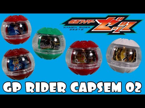 Видео: Обзор GP Rider Capsem 02 — Kamen Rider Zeztz