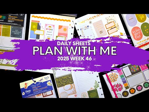 Видео: ПЛАН ЕЖЕДНЕВНЫХ ЛИСТОВ НА 2025 ГОД СО МНОЙ НЕДЕЛЯ 46