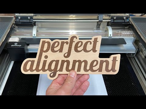 Видео: Идеальное выравнивание с Glowforge