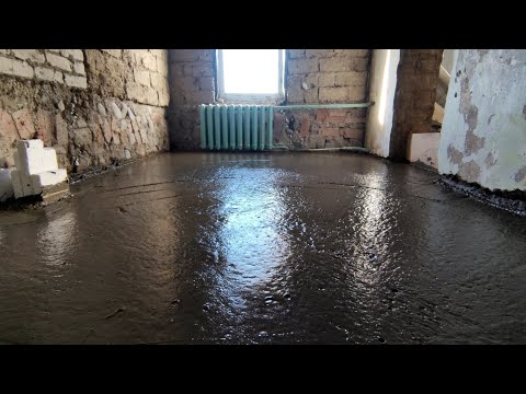 Видео: Ремонт. Саманный старый дом. Крушим, ломаем, заливаем