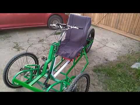 Видео: Собираем ЭлектроВелоМобиль. Трайк Ч.6