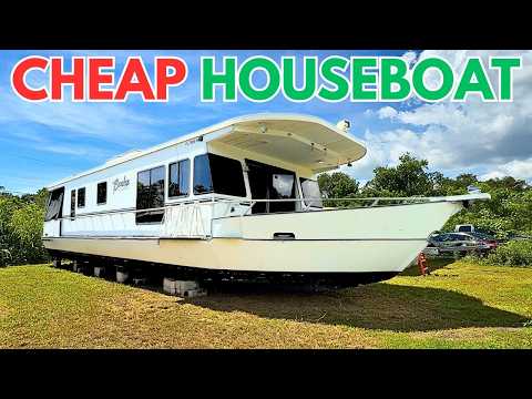 Видео: ОЧЕНЬ ДЕШЁВЫЙ дом на воде 60 футов, яхта Monticello River Yacht 1997 | Harbor Yachts