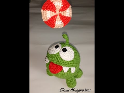 Видео: Смотреть ам няма-игрушка сладкоежка Ам ням.Вяжем крючком-вязаный Ам Ням