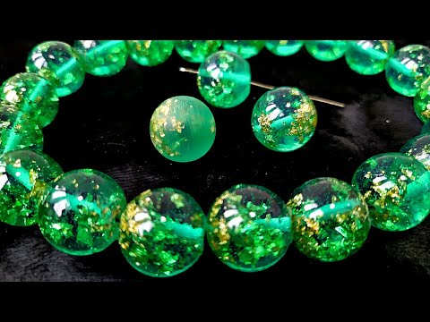 Видео: Бусины из эпоксидной смолы.