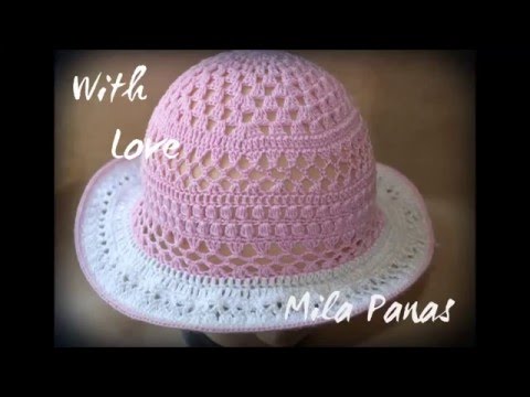 Видео: Вяжем летнюю шляпу крючком