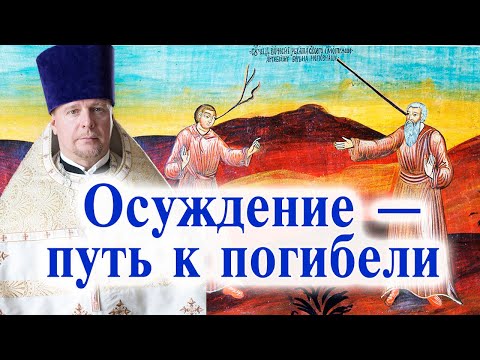 Видео: Осуждение — путь к погибели. Проповедь священника Димитрия Лушникова.
