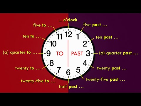 Видео: Как определить время на английском языке