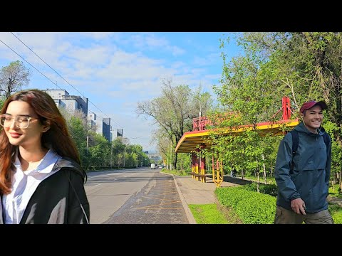 Видео: по улице Юрия Кима в Алматы ( мкр. 11, 10, 9) гуляем пешком, утро, без слов