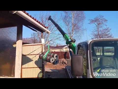 Видео: Мини кран для грузовика от 1 до 2 тонн.