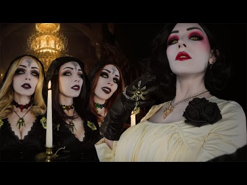 Видео: ASMR леди Димитреску и ее дочери приветствуют вас в семье