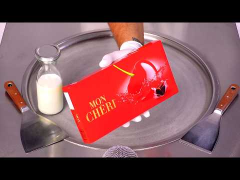 Видео: Невероятные роллы с мороженым «Мон Шери»! Удовлетворение АСМР