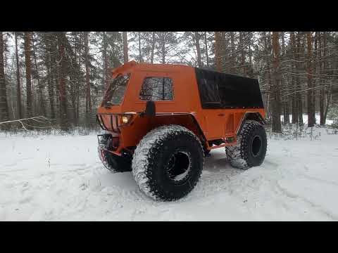 Видео: Вездеход Тундра Восток РЫЖИЙ!!! Краткий обзор.