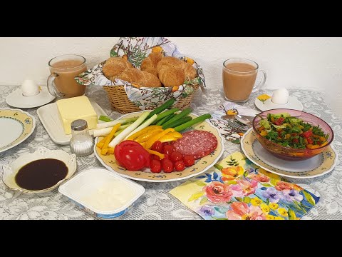 Видео: Свежие булочки на ужин!Наш Ужин!