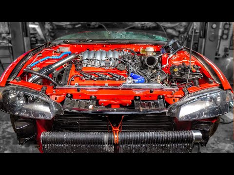 Видео: Установил фронталку из 2 интеркулеров VR-4 . Начал делать ВПУСК для TWIN TURBO V6 мотора