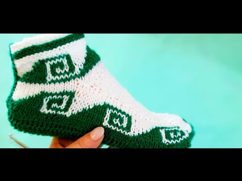 Видео: Красивые  Следки  спицами. Напоминание.