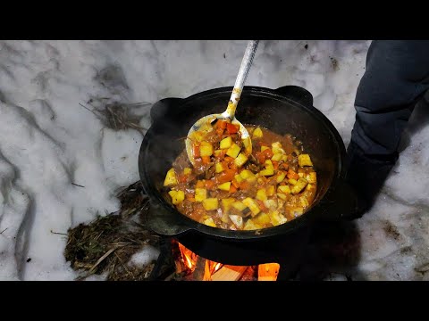 Видео: ЛАГМАН В КАЗАНЕ НА КОСТРЕ. Пошаговый рецепт. #лагман #еда #накостре #вказане #food