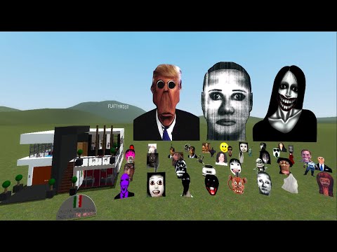 Видео: Слишком много Nextbots против домов — Garry's Mod