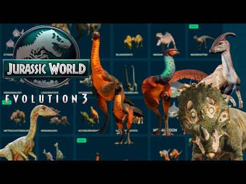 Видео: Подтверждены новые орнитомимы и другие динозавры｜Jurassic World Evolution 3