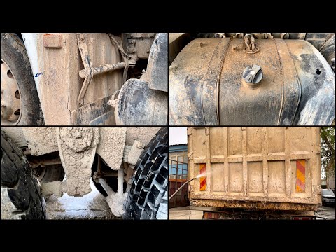 Видео: Самый пыльный грузовик! Как помыть MUDDY Truck? #чистый #асмр