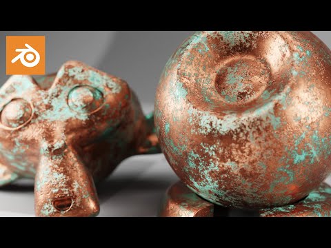 Видео: Урок по Blender: Шейдер окисленной меди | Cycles