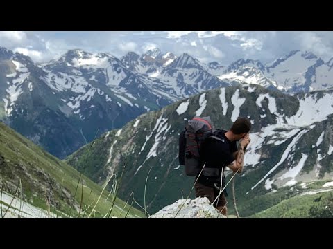 Видео: Архыз. Одиночный поход