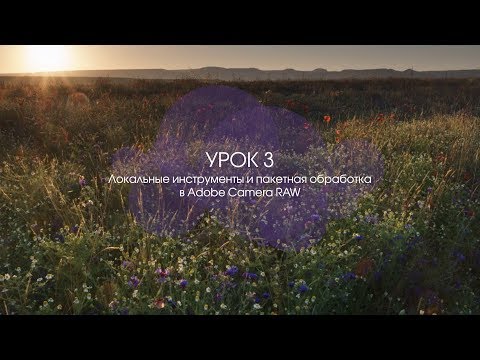 Видео: Уроки PhotoClub PRO. Урок 3. Локальные инструменты и пакетная обработка Adobe Camera RAW